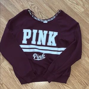 Pink- off the shoulder